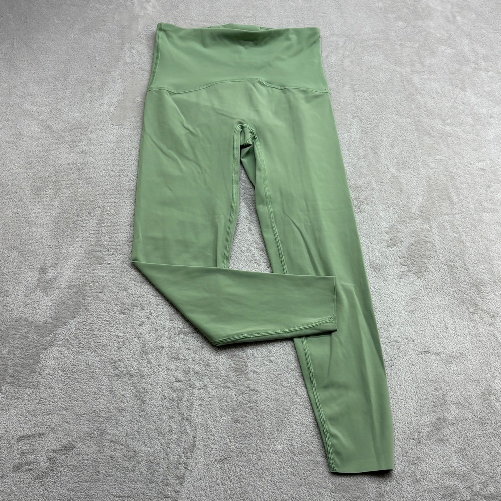 Spanx Booty Boost Leggings Women S Green HR Active Yoga Pilates Athleisure Gym